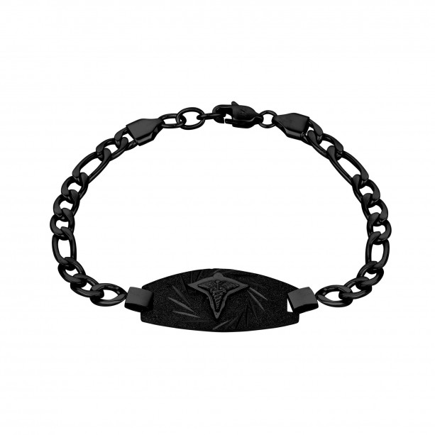 Bracelet médical pour homme en stainless