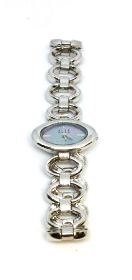 Montre femme, argent 925, mouvement suisse - 6W002G - ELLE