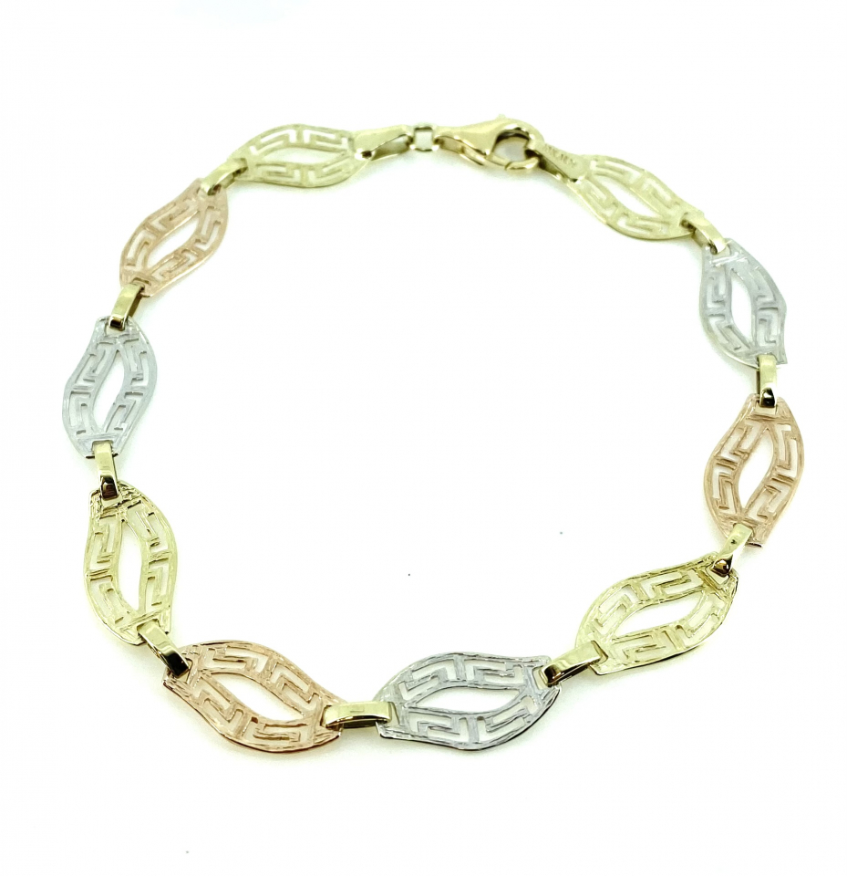 Bracelet pour femme en or 10k - BR108 - REC