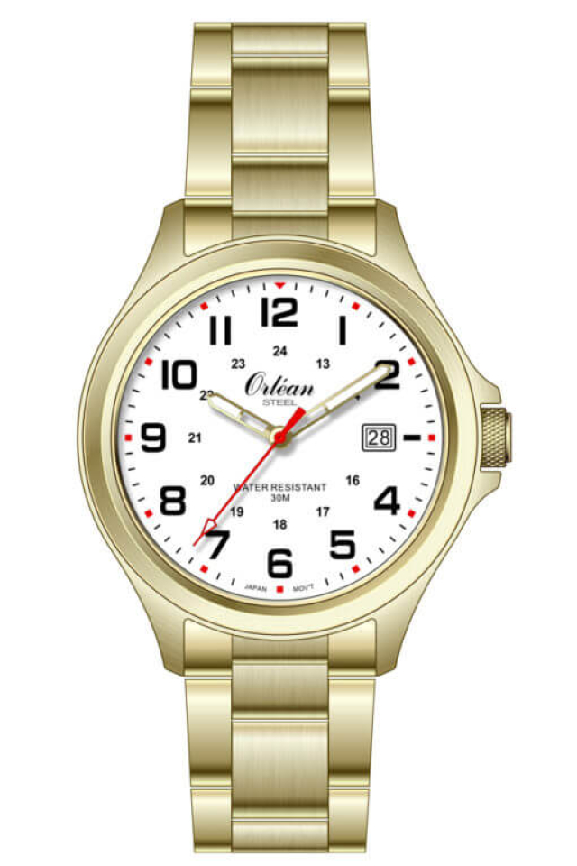 Montre pour homme en stainless, 3ATM - ME3499 - Orléan