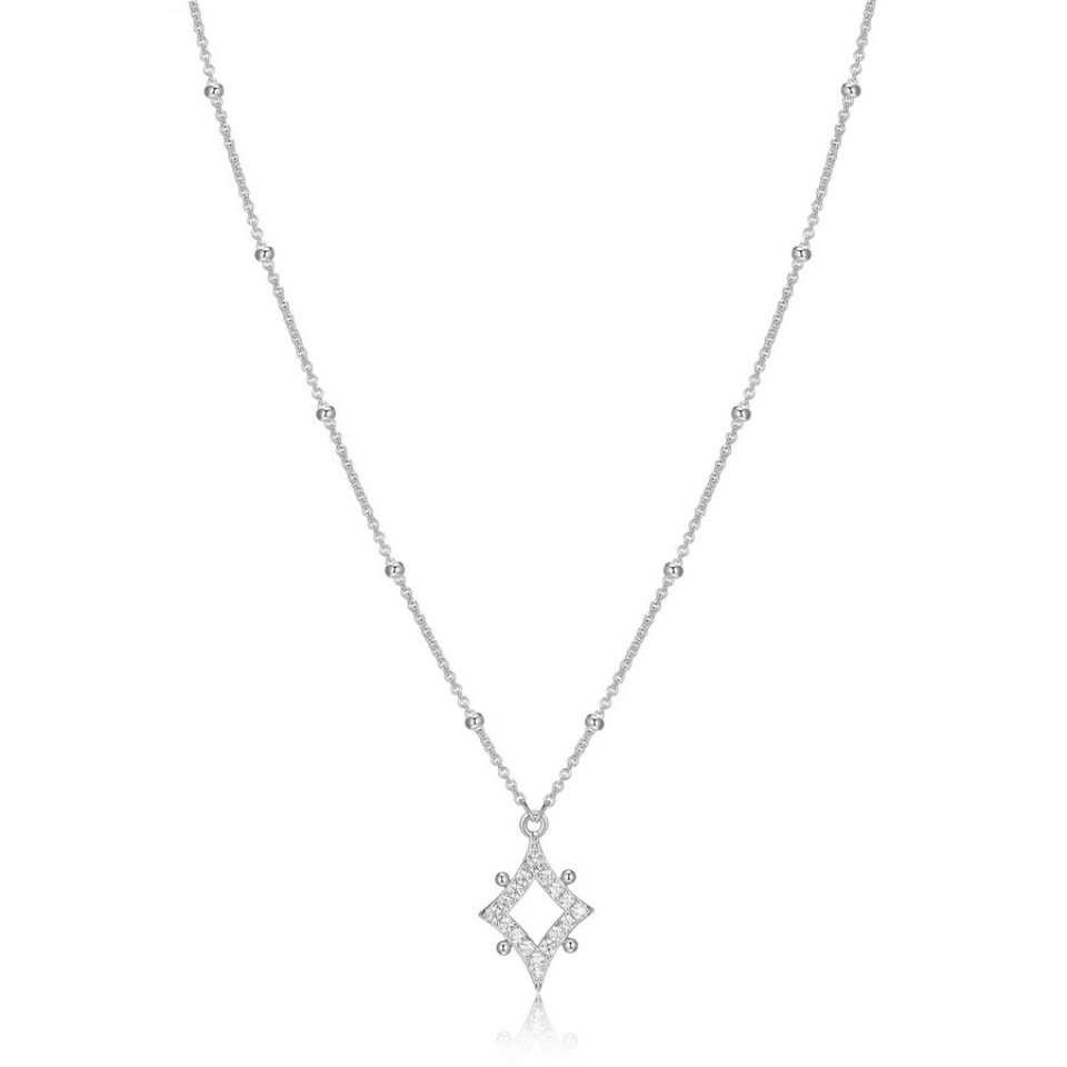 Pendentif pour femme en argent 925, cubic zirconium, losange - R0LBQ20046 - ELLE