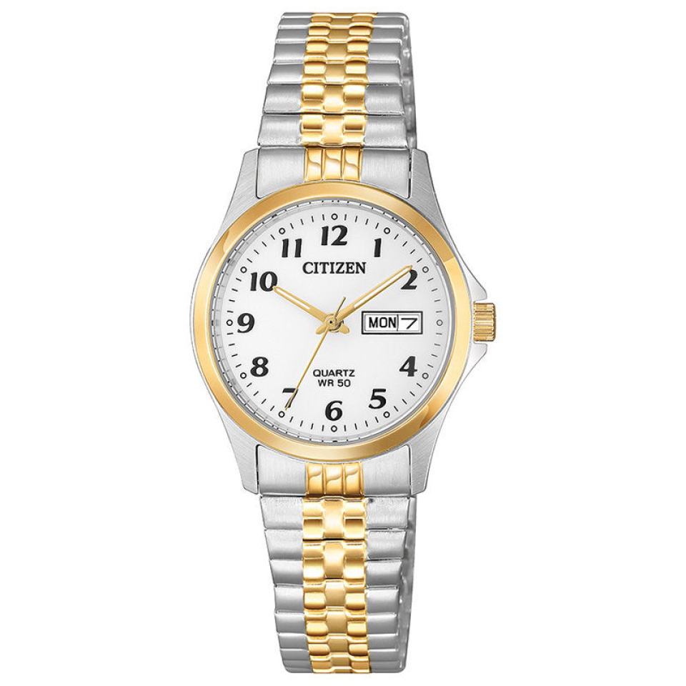 Montre stainless, bracelet élastique - EQ2004-95A - Citizen