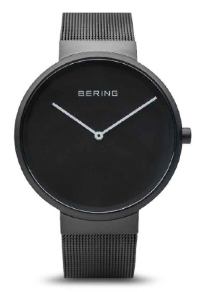 Montre homme, stainless, bracelet mèche, verre saphir, 5ATM - 14539-122 - Bering